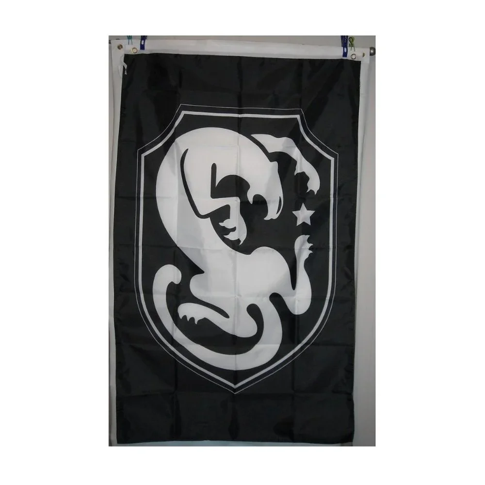 7th Panzer Division of Mobile Suit Gundam 3'x5' Black vertical Flag banner Zeon